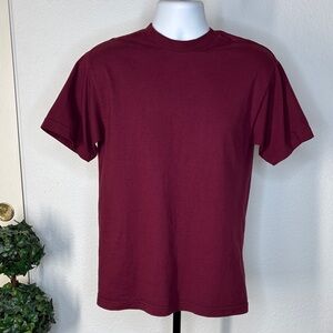 Men's Shirt | Burgundy Short Sleeve T-Shirt